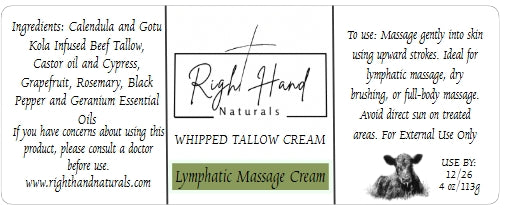 Lymphatic Massage Cream